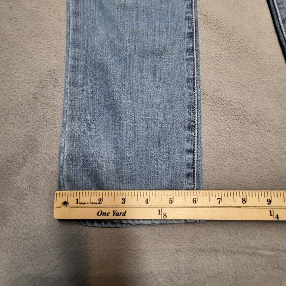 Levi's 312 Jeans Womens Size 32 Blue Shaping Slim Stretch Distressed Denim - Picture 5 of 11